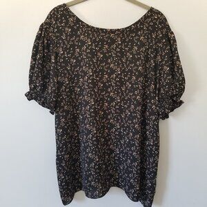 Everleigh ditsy floral blouse XL